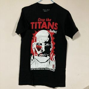 進撃の巨人　Tシャツ　超大型巨人　日本非売品　公式グッズ　attack on titan レア　夏　ブラック　黒