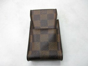 * Tochigi магазин![LOUIS*VUITTON] Louis * Vuitton Damier Line сигарета кейс (M63024) все еще совершенно реальная служба!*