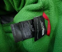 THE NORTH FACE ノースフェイス POLARTEC ラグラン フルジップ フリースジャケット 軽量 アウトドア ビッグサイズ (XL) グリーン S-132_画像3