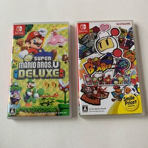 Switch スーパーマリオブラザーズU スーパーボンバーマン R 2本セット