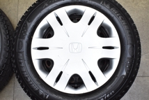 【バリ溝】ホンダ フィット 純正 14in 5.5J +45 PCD100 ミシュラン X-ICE XI3 175/65R14 4本セット シャトル グレイス 流用 即納可能_画像4