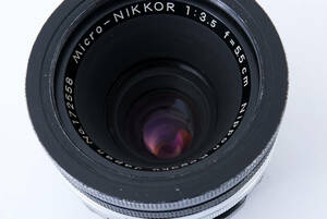 ★超希少★ Nikon ニコン Nippon Kogaku Micro-NIKKOR 5.5cm 55mm f/3.5 Lens マクロレンズ