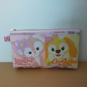 ダッフィー ペンケース ペンポーチ ハンドメイド シェリーメイ ジェラトーニ ステラルー クッキー オル リーナベル 55
