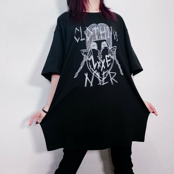 NieR 3XL OVERSIZE CUTSEW【L××E】 Tシャツ ニーア ユニセックス ワンピース