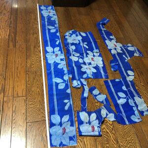 ハギレ 反物 銘仙 古布 はぎれ 着物リメイク用