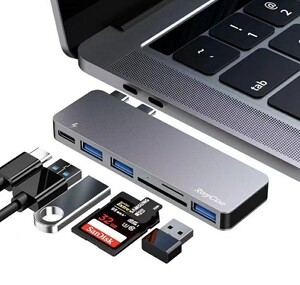 MacBook Pro/Air専用6in2 ハブ 5K高画質ディスプレイ出力