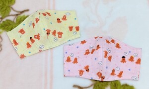 ハンドメイド タコさんウィンナーのインナーマスク お得な2色セット!
