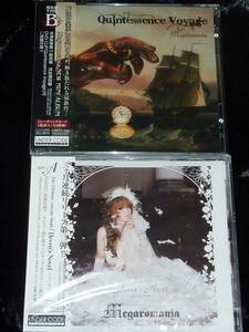 Megaromania / Heaven's Novel(type-a) + Quintessence Voyage(type-b) = CD/DVDセット(未開封,metis gretel,david)