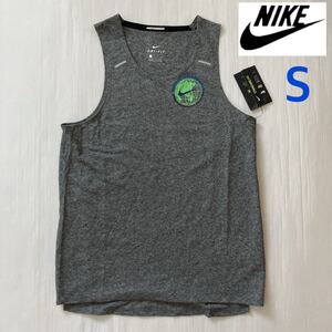 NIKE ナイキ ランニングタンクトップ グレー メンズS 定価7,150円