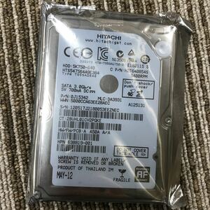 HITACHI HDD 2.5インチSATA 640GB使用時間3555h