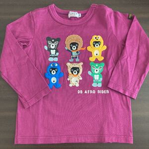ミキハウス ダブルビー 長袖Tシャツ 100