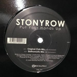 12inchレコード STONYROW / PUT YOUR HANDS UP