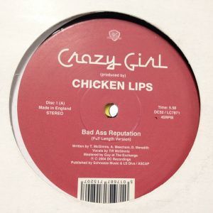 12inchx2レコード CHICKEN LIPS / BAD ASS REPUTATION