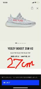 adidas yeezy boost 350 v2 blue tint 27cm