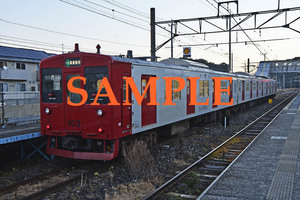 D-20【鉄道写真】Ｌ版５枚　１０３系　筑肥線　JR九州（２）