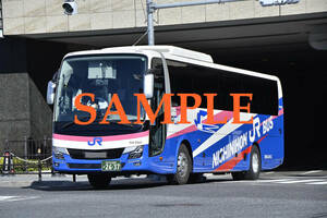D-４【バス写真】L版２枚　西日本JRバス　エアロエース　