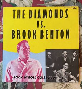 ダイアモンズ 対 ブルック・ベントン 国内LP Diamonds VS Brook Benton SFX-10609(M) R&B Doo Wop ロカビリー