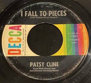 PATSY CLINE US Original 7inch I FALL TO PIECES