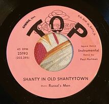 Paul Hartman. Russal's Men US Press TOP-25193 Shanty In Old Shanty Town Western Swing_画像1