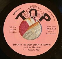 Paul Hartman. Russal's Men US Press TOP-25193 Shanty In Old Shanty Town Western Swing_画像2