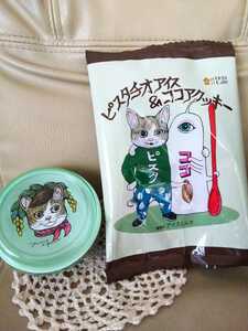  редкость ограничение higchiyuuko Lawson сотрудничество лёд пластик упаковка кошка bachi выше cycle один .gyu Star vu Valentine 