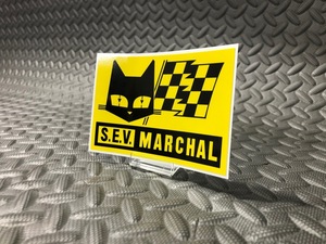  Marshall SEV MARCHAL sticker regular goods inspection )Marshallseb Cibie Lucas Piaa PIAA Logo CIBIE angle decal convex 