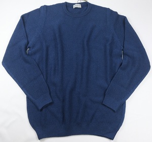 新品　John Smedley ジョンスメドレー 最高級メリノウール クルーネック　XXLサイズ　 INDIGO