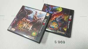 任天堂 Nintendo ニンテンドー 3 DS ゲーム ソフト Monster Hunter モンスターハンター モンハン 3G 4 MH4 アクション 2本 セット 中古