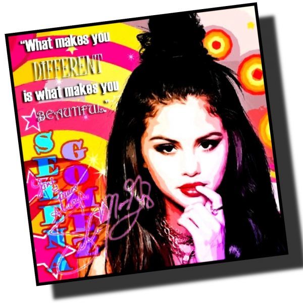Selena Gomez Overseas Charisma Kunsttafel aus Holz zum Aufhängen an der Wand, Pop-Art-Gemälde, Poster, Innenbereich, Kunstwerk, Malerei, Porträt