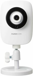 【廃盤品/未使用品/外箱汚れあり】PLANEX（プラネックス）ネットワークカメラ スマカメ 話せるナイトビジョン　CS-QR22 ベビーモニター