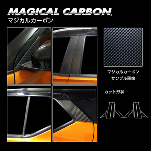 ハセプロ マジカルカーボン ピラー フルセット 日産 キックス P15 2020.6～ CPN-F65