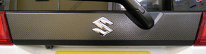 ハセプロ マジカルカーボン リアガーニッシュ スズキ スペーシア MK32S 2013.3～ ブラック CRGSZ-1