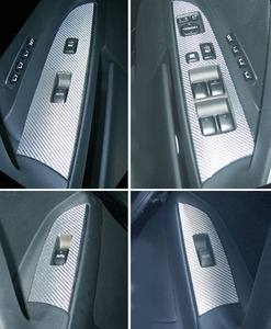ハセプロ マジカルカーボン ドアスイッチパネル レクサス IS GSE20系 2005.9～2008.8 ブラック CDPL-1