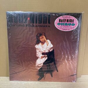 89 中村あゆみ Hmlly Night LP レコード 中古品 同梱不可 定形外発送