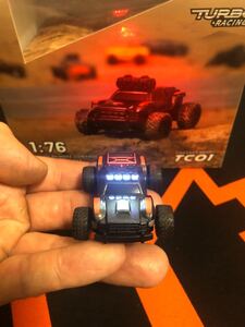 TURBO RACING 1/76 超小型RC C81 Big Foot Baby Monster (Black) 新品!