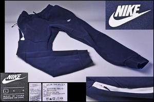 ナイキ ＮＩＫＥ ★ テックパンツ ★ スウェットパンツ ★ Ｌサイズ ネイビー ★ ホワイトラインがアクセント ★