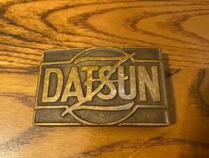  Vintage belt buckle Datsun Nissan 