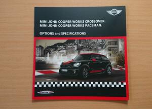 *MINI* John Cooper Works кроссовер / темп man 2013 год 3 месяц опция / оборудование таблица * блиц-цена *