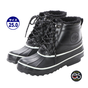 * new goods * popular *[JW217L-BLACK-25.0] man and woman use bean boots protection against cold shoes snow boots winter boots waterproof &. slide piled cold ground correspondence rubber bottom 