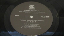 帯付LP◇山根麻衣 - THE DAY BEFORE YESTERDAY※佐藤健※シティポップ_画像3