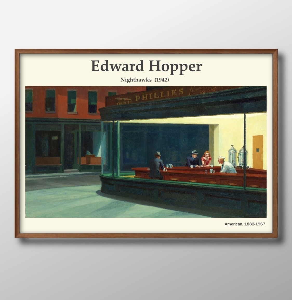 1-4479 ■ ¡¡Envío gratis!! Póster A3 Edward Hopper pintura/ilustración/mate, Alojamiento, interior, otros
