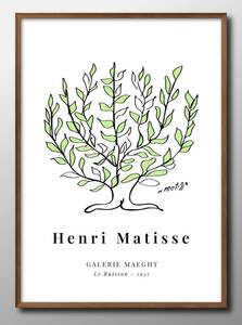 Art hand Auction 9580 ■ Free shipping!! A3 poster Henri Matisse Shrub Nordic/Korean/painting/illustration/matte, Housing, interior, others