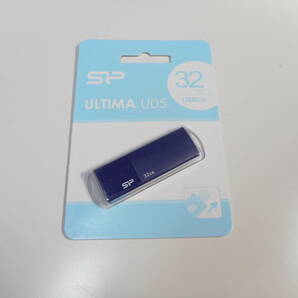 USBメモリ 32GB シリコンパワー ULTIMA U05 ブルー（ネイビー） USB2.0 フラッシュメモリ