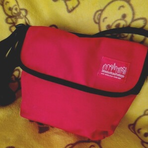 送料込 マンハッタンポーテージ Manhattan Portage メッセンジャーバッグ ショルダーバッグ 赤レッド