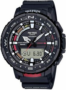 CASIO PROTREK(プロトレック) アングラ―ライン スマートフォンリンク Bluetooth対応 PRT-B70-1 ブラック アウトドア 山登り 腕時計