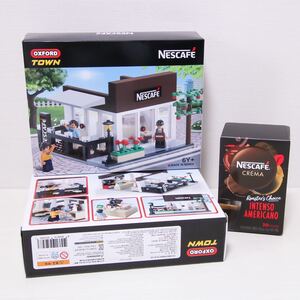 最終値下げ 韓国版 LEGO ブロック OXFORD × NESCAFE コーヒーショップ インスタコーヒー 30本入り付き