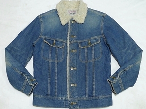 美品Leeリー[03433]DenimBoaStormRiderデニムボアストームライダーM(38)UsedWash訳有り品