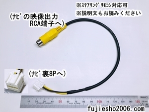 NHZT-W58G NHZT-W58 NHDT-W58 NHDT-W58G NHDT-W60G NSZT-W60 NSDT-W59 NHDT-W59G NHDT-W59 トヨタ純正ナビ用VIDEOOUT映像出力コード