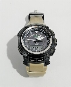 1F-734★美品!★CASIO カシオ★PROTREK プロトレック★PRW-5050BN★ソーラー腕時計