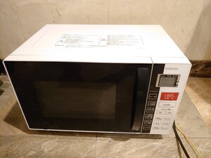 【美品】山善 オーブンレンジ 600W 2016年製 50/60Hz両用 送料込 電子レンジ YAMAZEN